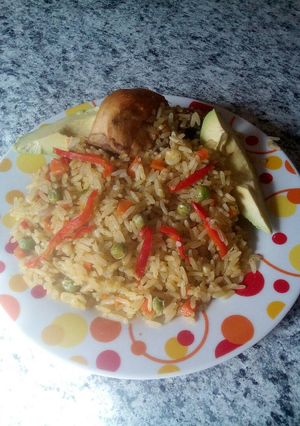 Una foto de Arroz con pollo