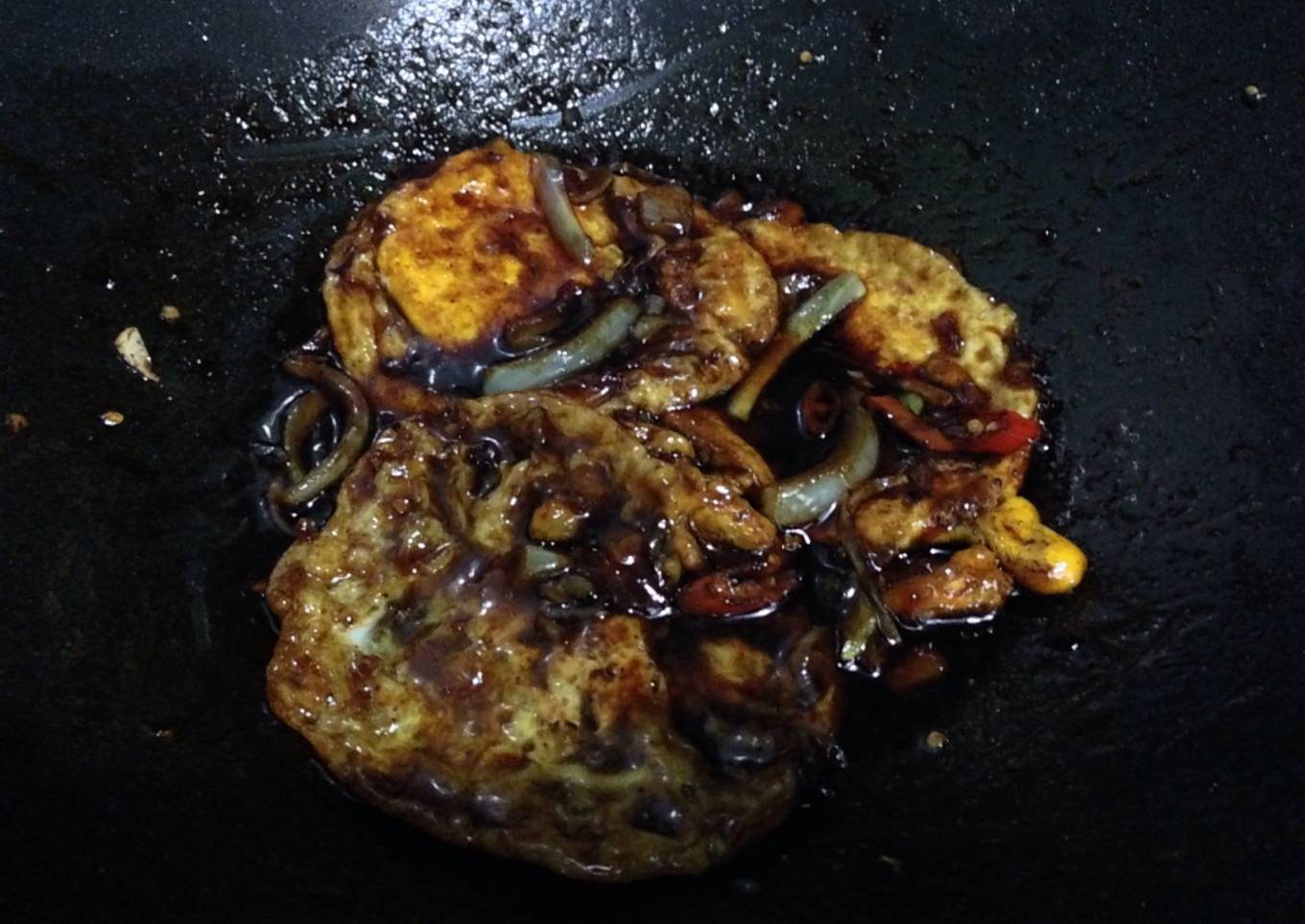 Telur Kecap saus tiram