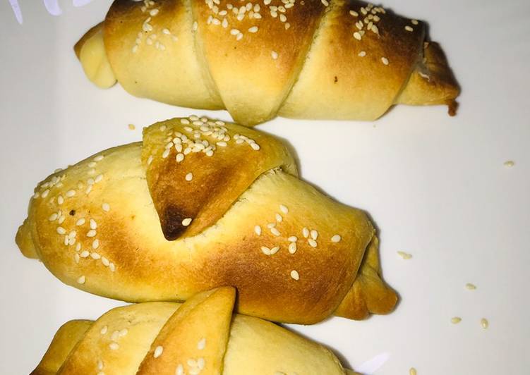 Recipe of Homemade Bread with cream cheese