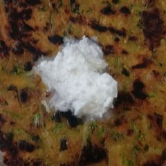 A picture of Methi paratha.