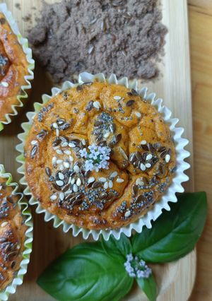 Une photo de 🌿Muffins Ratatouille (sans gluten)
