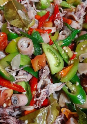 Foto resep Cumi Asin Cabe Ijo