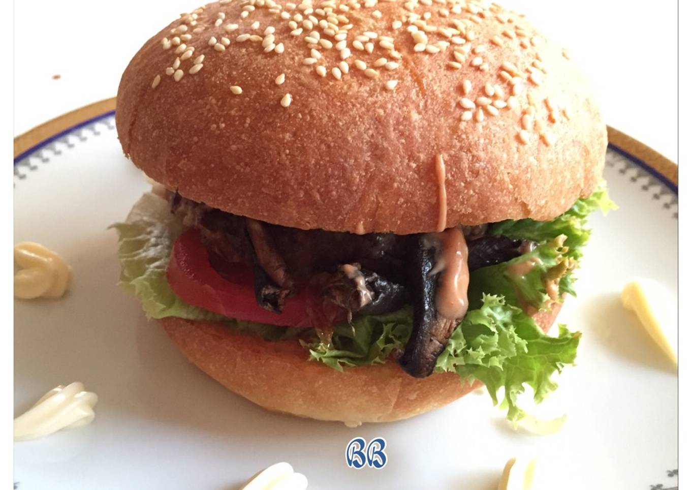 Burger daging sapi