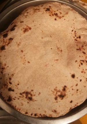 A picture of Homemade roti.