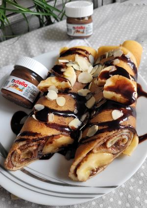 Une photo de Ma recette de crêpes à la fleur d'oranger