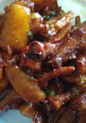 Foto resep 104) Ceker Kentang Manis