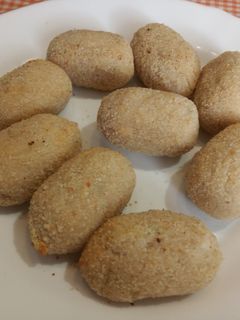 Una foto de Croquetas de Brandada de Bacalao en Freidora de Aire