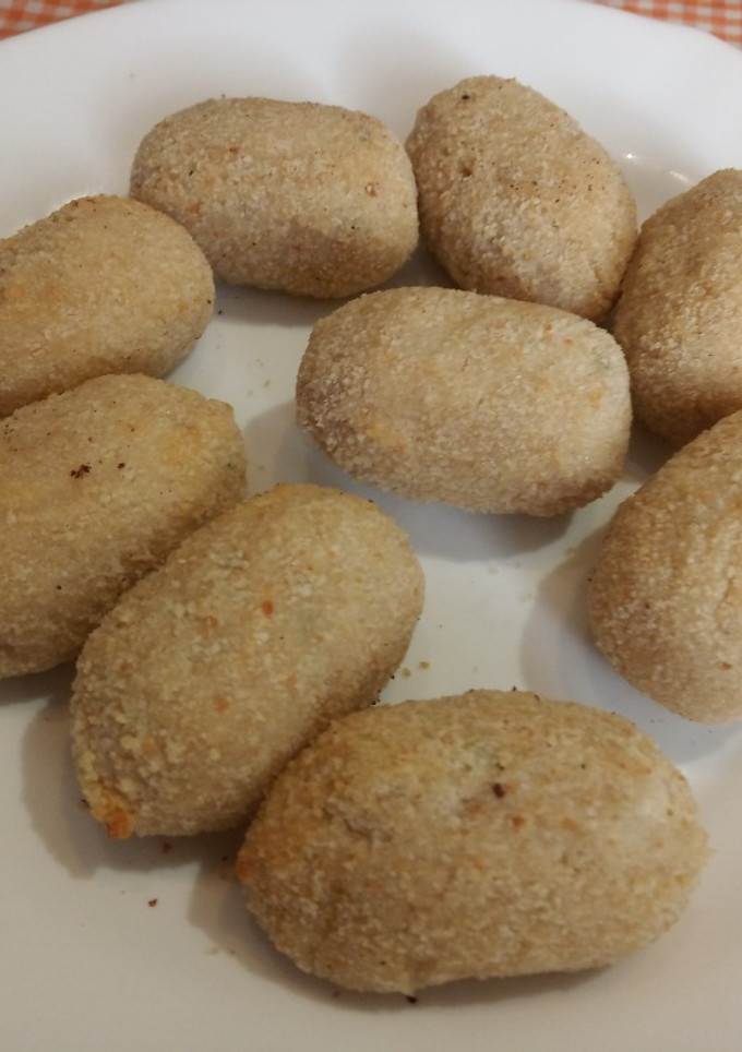 Una foto de Croquetas de Brandada de Bacalao en Freidora de Aire