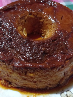 Una foto de Flan de huevos casero