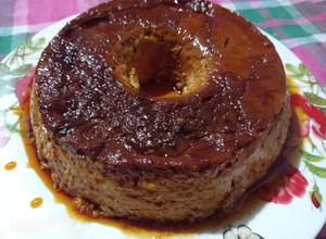 Una foto de Flan de huevos casero