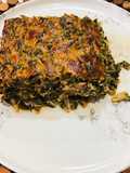 Budín de acelgas y caballa
