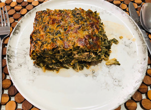 Una foto de Budín de acelgas y caballa