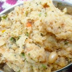 A picture of Suji upma.
