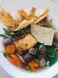 Hình của món Hủ tiếu chay.