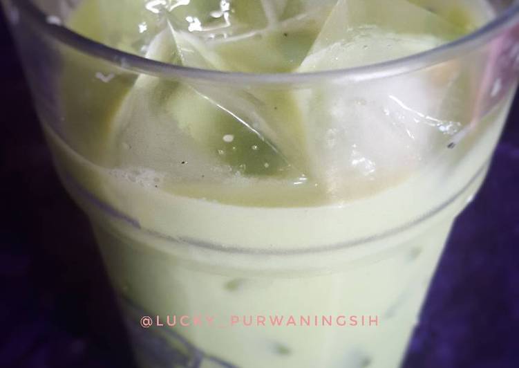Langkah Mudah untuk Membuat Green Thai Tea #bikinramadanberkesan yang Bisa Manjain Lidah