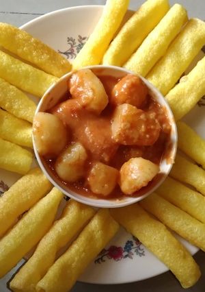 भावनगरी बूंगडा बटाटा (bhavnagari bungda batata recipe in Hindi) रेसिपी मुख्य फोटो