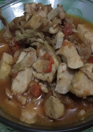 Foto resep Ayam kuah pedas bumbu cincang