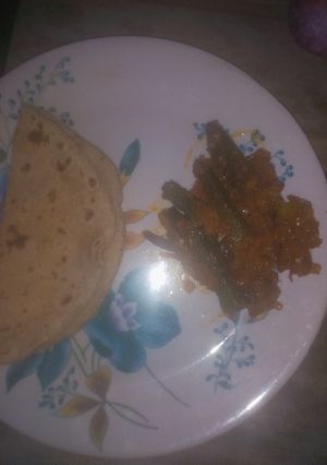 A picture of Fried Masala Bhindi.