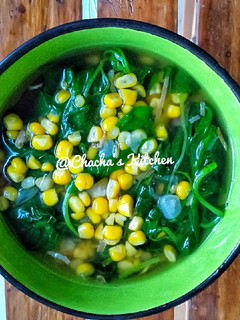 Foto resep Sayur Bening Jagung Bayam