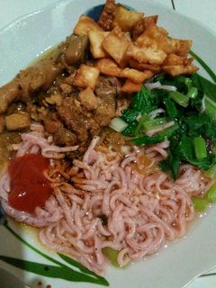 Foto resep Mie ayam homemade mie buah naga