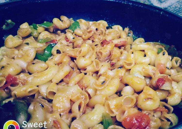 Simple Way to Make Quick Indian style macaroni