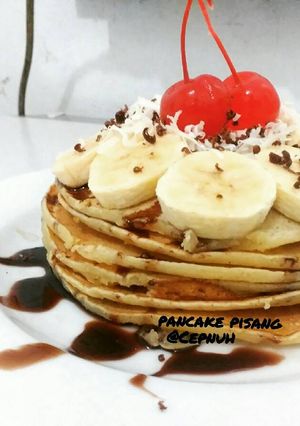 Foto resep Pancake pisang mudah dan enak