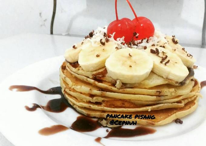 Pancake pisang mudah dan enak