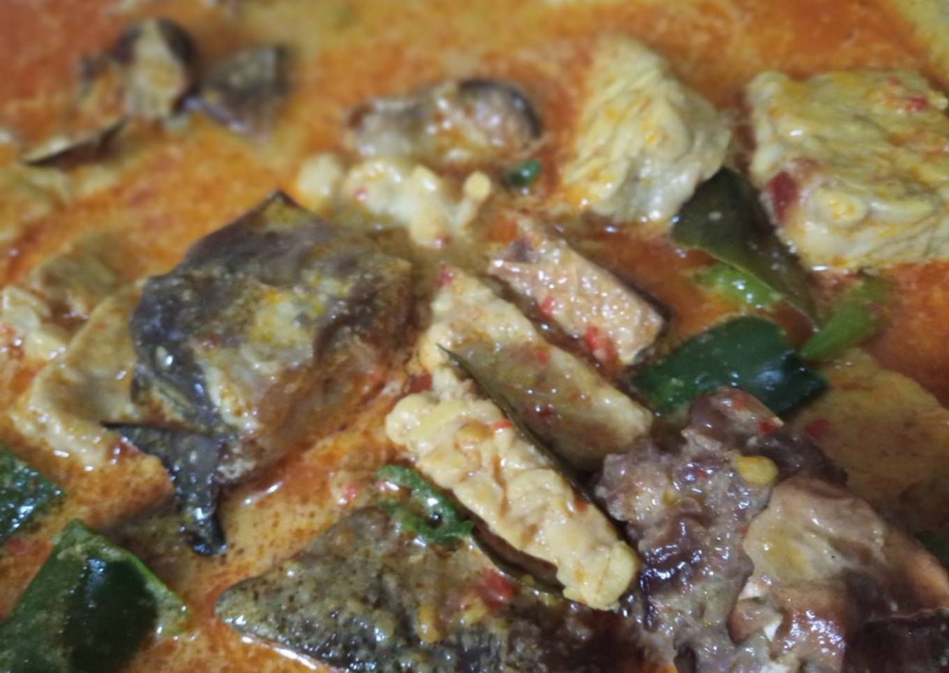 Mangut iwak pe + tempe