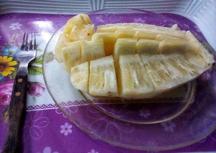 Steps to Prepare Homemade Pineapple platter