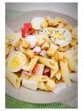 Salada de Delicias do Mar e Massa - rápida e simples para dias de neura