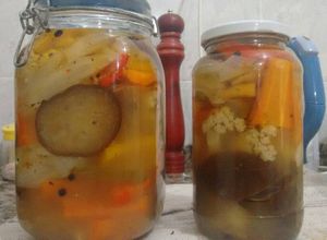 Una foto de Escabeche de verduras (agridulce)