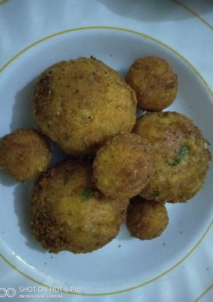 A picture of Cheesy balls#15orlessminscookingcontest.