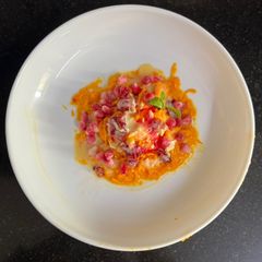 A picture of Shaved Mango 🥭 Bingsu (Frozen Dessert).