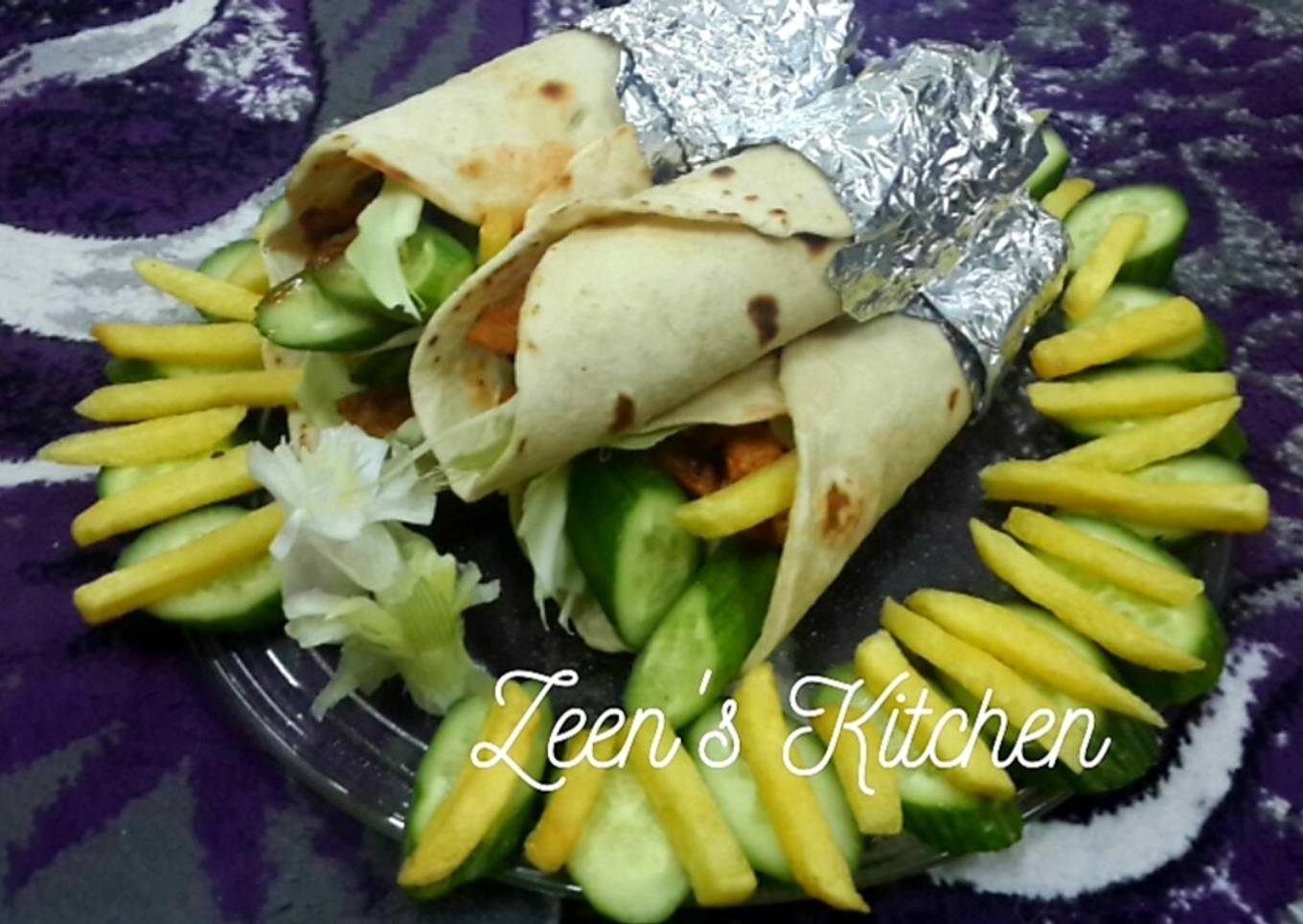 Tortilla Chicken Shawarma