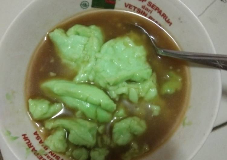 Bubur sumsum pandan