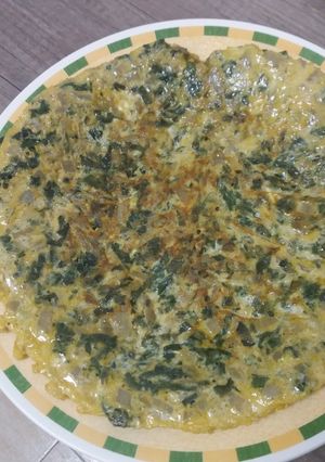 Una foto de Tortilla de acelgas