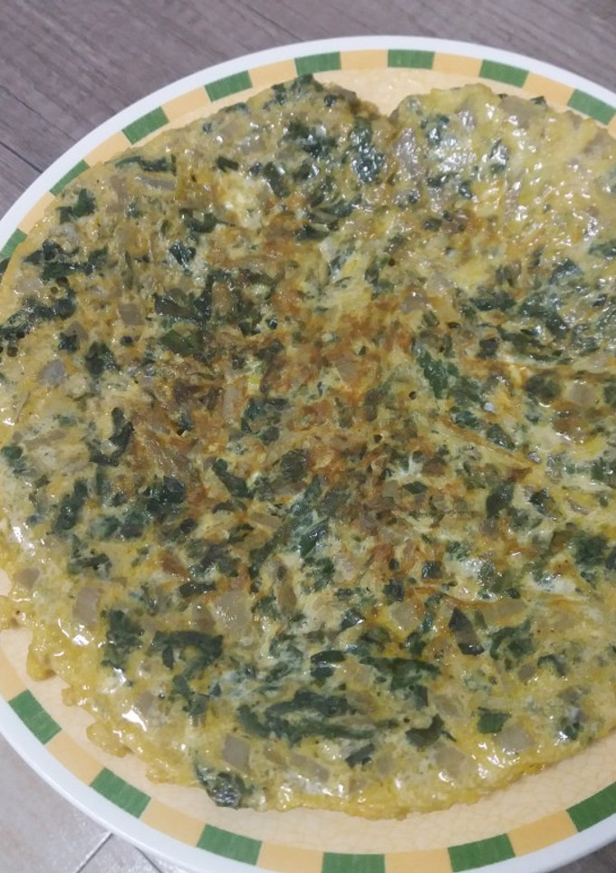 Una foto de Tortilla de acelgas