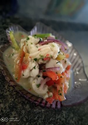Una foto de Ceviche de Pescado venezolano