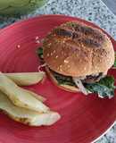 Hamburguesa de frijoles negros