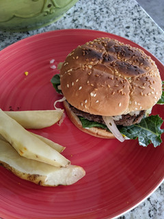 Una foto de Hamburguesa de frijoles negros
