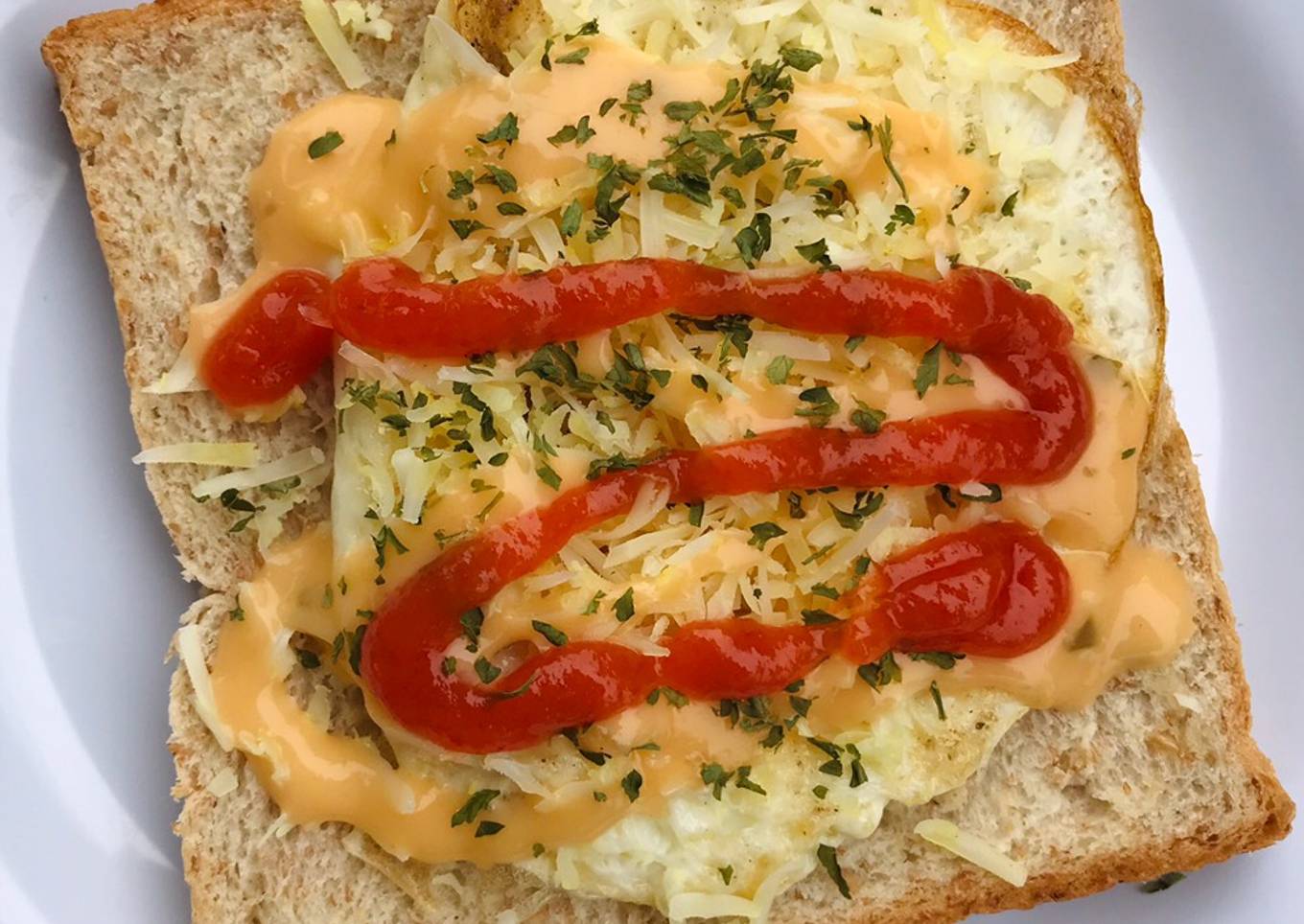 Roti Gandum telur
