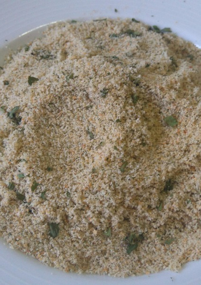 Una foto de Pan rallado a la provenzal con Thermomix
