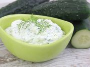 Una foto de salsa de yoghurt
