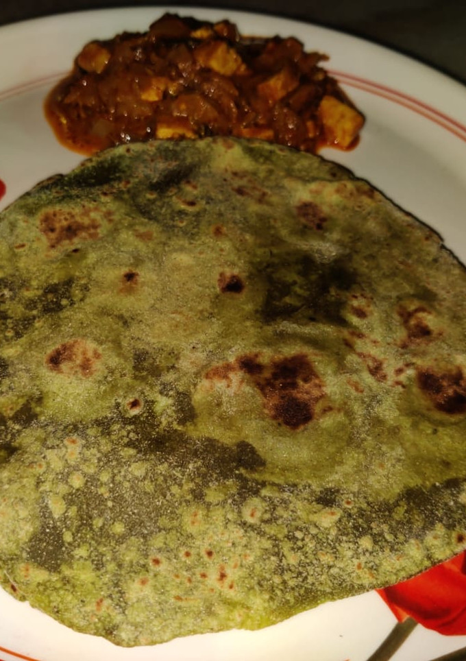 பாலக் கீரை சப்பாத்தி செய்முறை முக்கிய புகைப்படம்