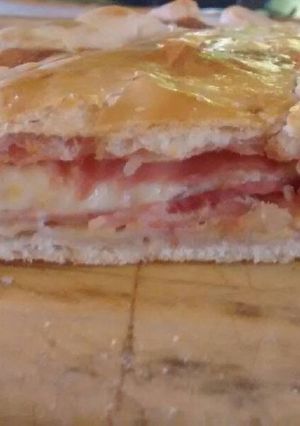 Una foto de ¡Tarta de jamón y queso!