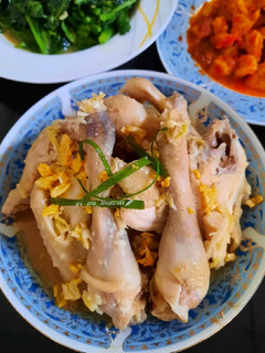 Foto resep Ayam tim bawang putih dan jahe