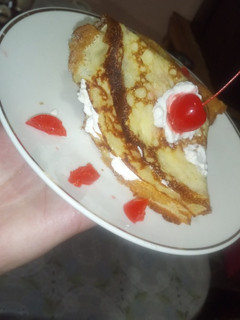 Una foto de Crepas con harina de hot cakes