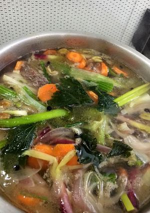 صورة لوصفة شوربة لحم 🍵🥩