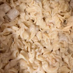 A picture of Quickie Scallops Alfredo (Instant Pot).