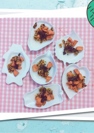 Hình của món Bánh bèo chay.